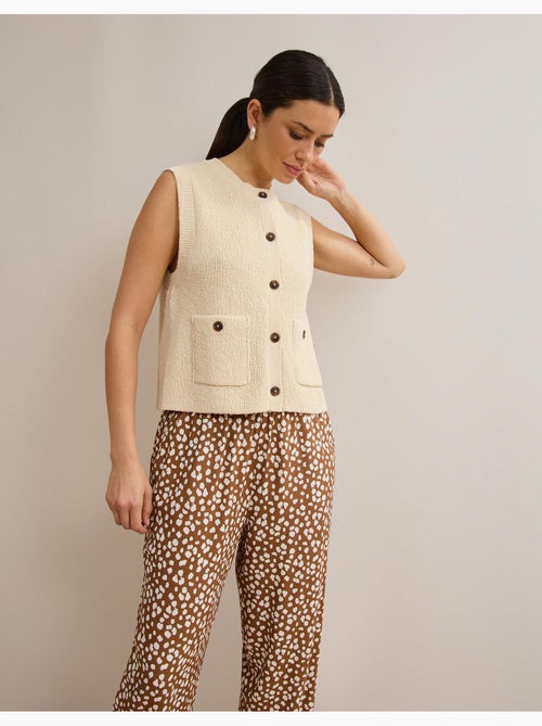 Gilet classique tricoté, mo fashion - Kiabi