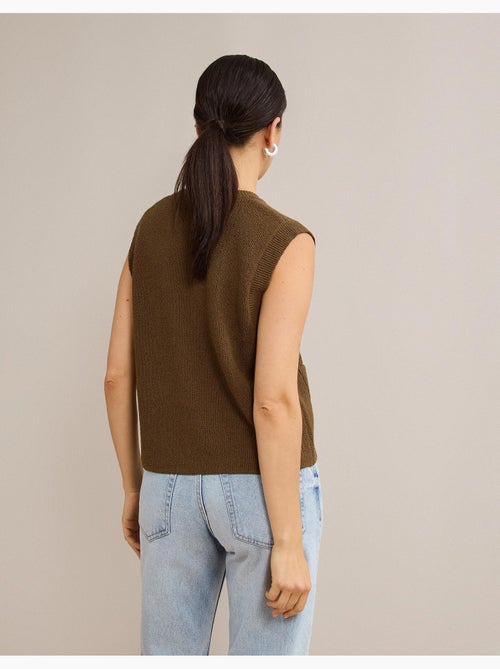 Gilet classique tricoté, mo fashion - Kiabi
