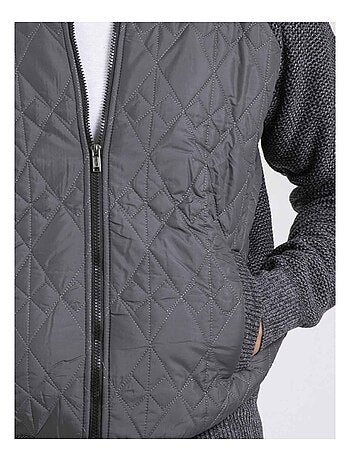 Gilet col montant doublure sherpa lamantin