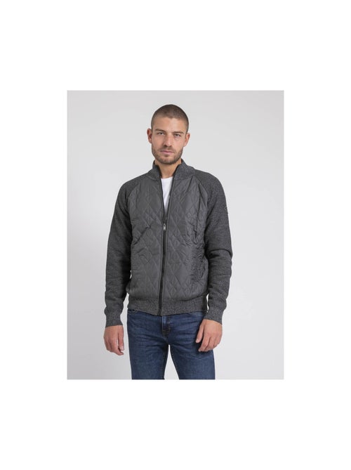 Gilet col montant doublure sherpa lamantin - Kiabi Gilet col montant doublure sherpa lamantin - Kiabi