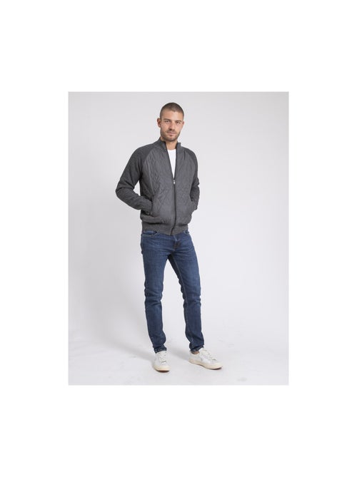 Gilet col montant doublure sherpa lamantin - Kiabi Gilet col montant doublure sherpa lamantin - Kiabi