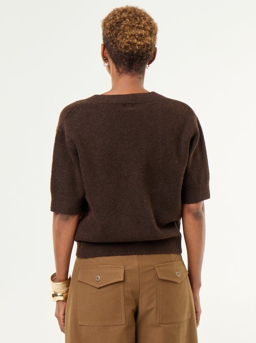 Gilet col V sans manches - Kiabi