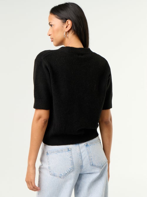 Gilet col V sans manches - Kiabi