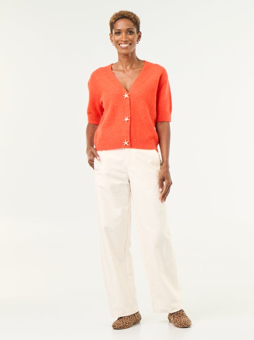 Gilet col V sans manches - Kiabi