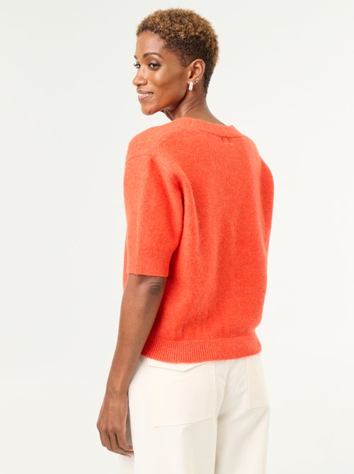 Gilet col V sans manches - Kiabi