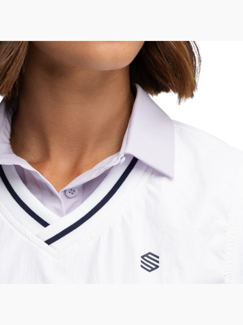 Gilet coupe-vent de golf femme golf femme grace Blanc - Kiabi