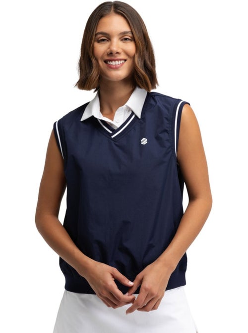 Gilet coupe-vent de golf femme golf femme grace navy - Kiabi