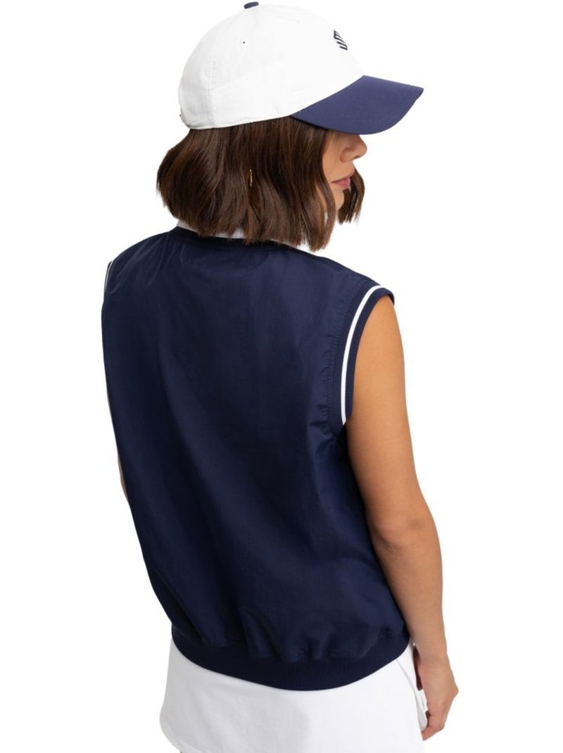 Gilet coupe-vent de golf femme golf femme grace navy Bleu - Kiabi