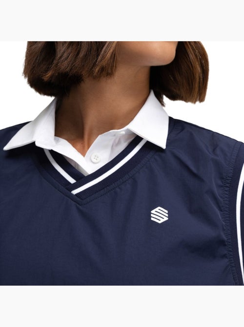 Gilet coupe-vent de golf femme golf femme grace navy - Kiabi