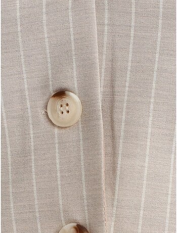 Gilet court rayé dilvin