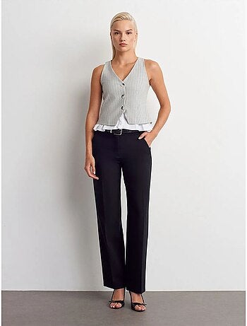 Gilet court rayé dilvin