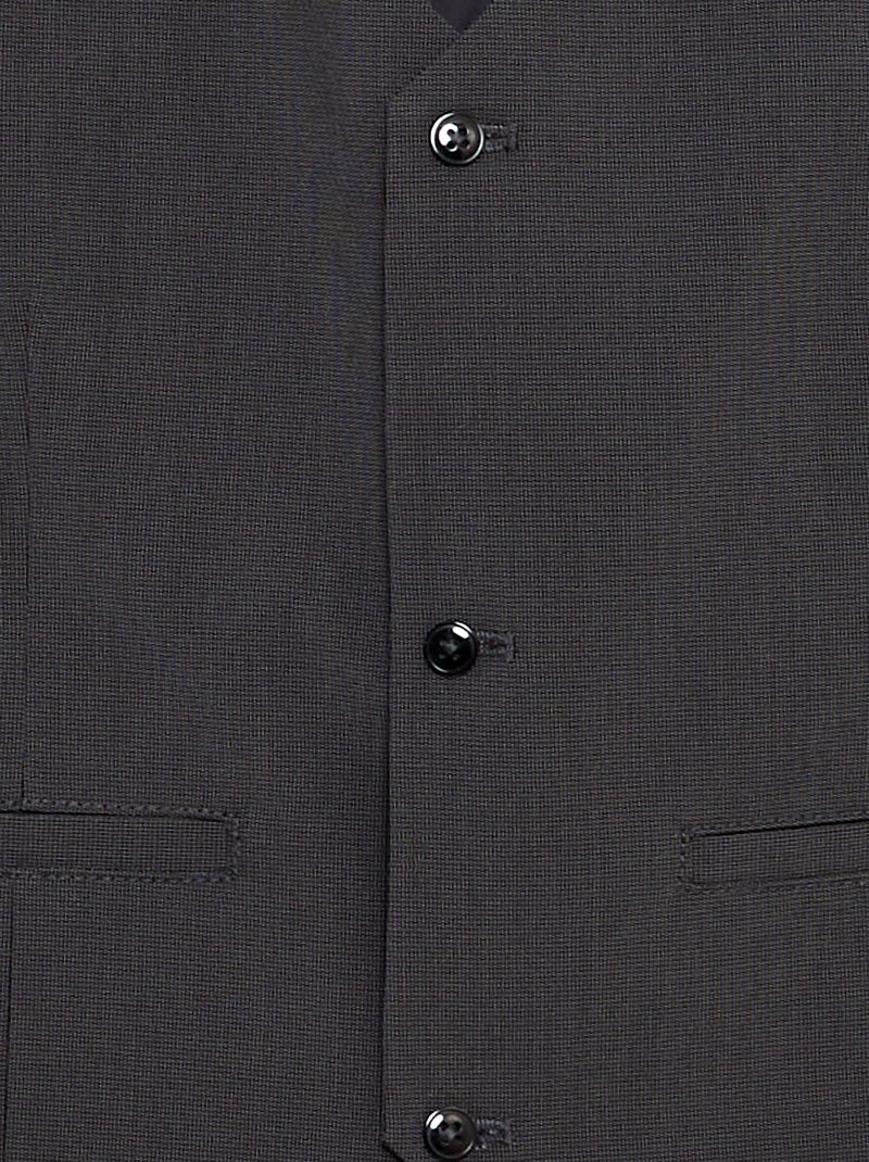 Gilet de costume Noir - Kiabi