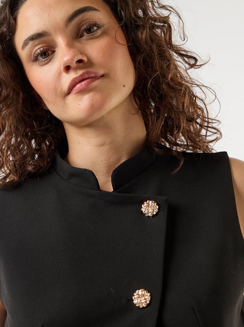 Gilet de costume sans manches avec ouverture symétrique - Kiabi