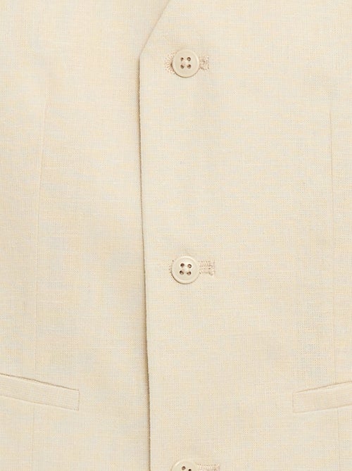 Gilet de costume sans manches - Kiabi