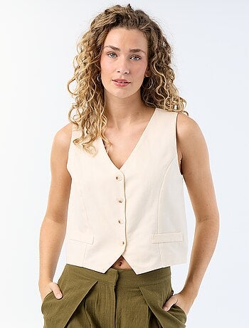Gilet de costume sans manches