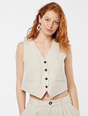 Gilet de costume sans manches