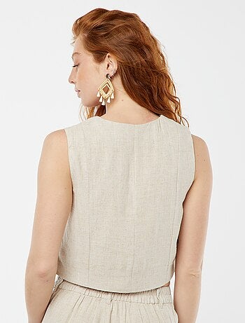 Gilet de costume sans manches