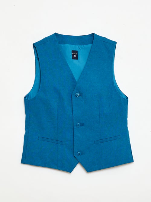 Gilet de costume sans manches - Kiabi