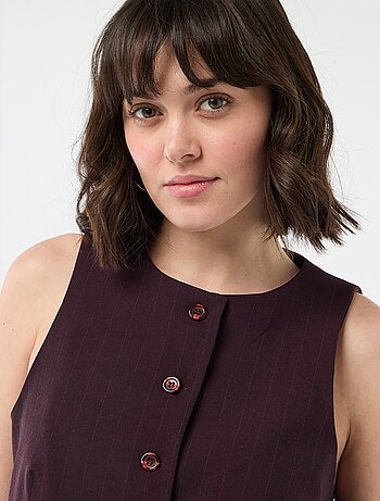 Gilet de costume sans manches