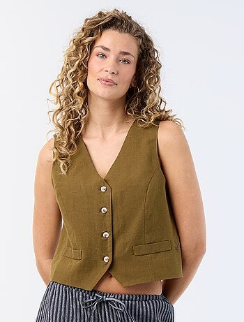 Gilet de costume sans manches
