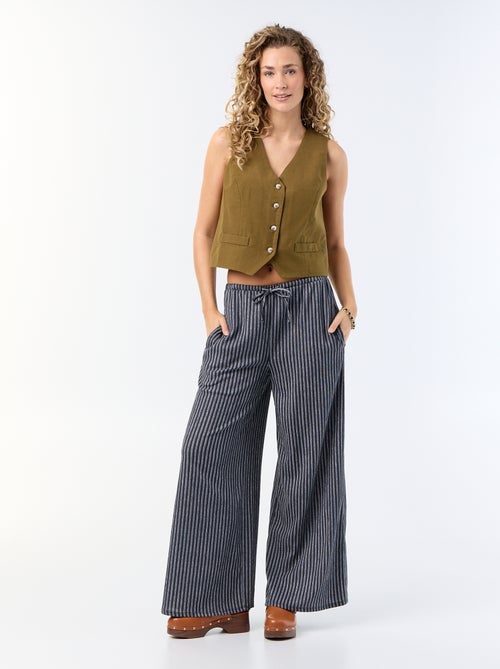 Gilet de costume sans manches - Kiabi