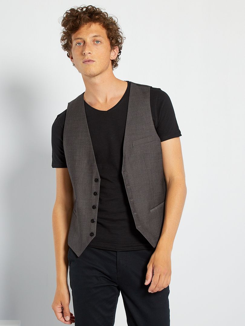 gilet ouvert homme