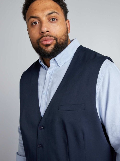 Gilet de costume slim - Kiabi