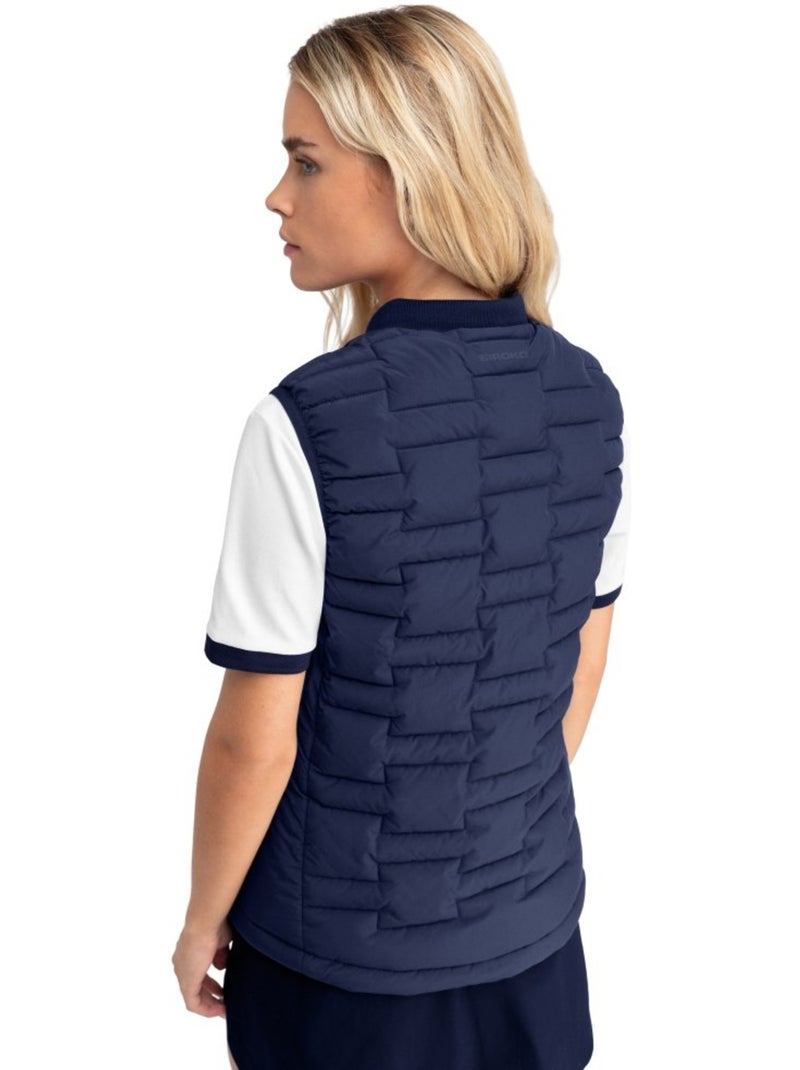 Gilet de golf isolant femme golf femme royal-w Bleu marine - Kiabi