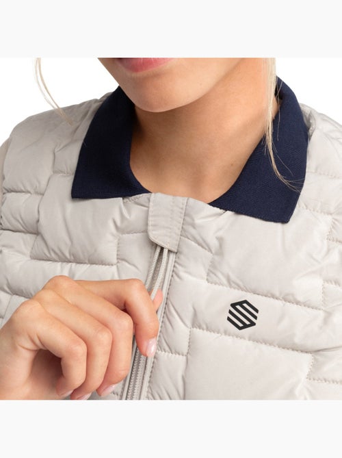 Gilet de golf isolant femme golf femme royal-w sand - Kiabi