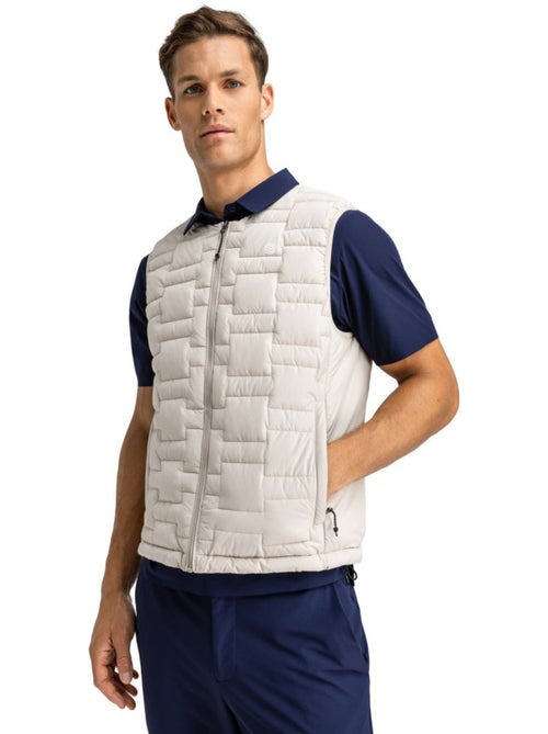Gilet de golf isolant homme golf homme royal sand - Kiabi