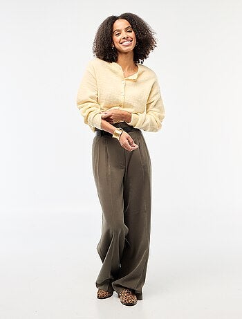 Gilet doux en laine et mohair