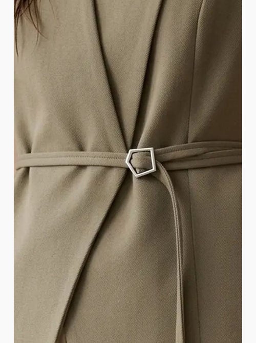 Gilet en crêpe ceinturé my fashion - Kiabi Gilet en crêpe ceinturé my fashion - Kiabi