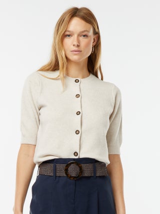 Gilet en laine mélangé
