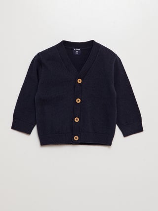 Gilet en maille col V