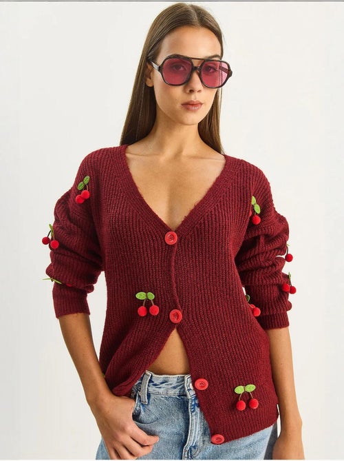 Gilet en maille côtelée à col v avec fermeture boutonnée lucci - Kiabi Gilet en maille côtelée à col v avec fermeture boutonnée lucci - Kiabi