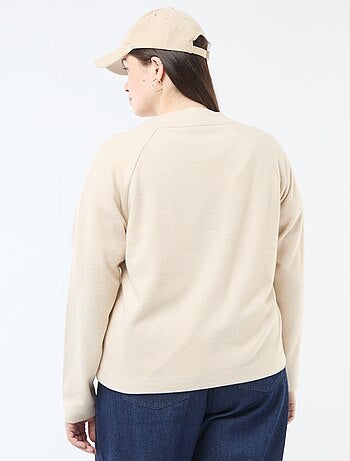 Gilet en maille doudou