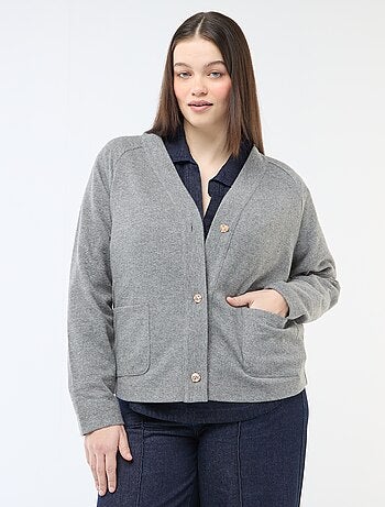 Gilet en maille doudou