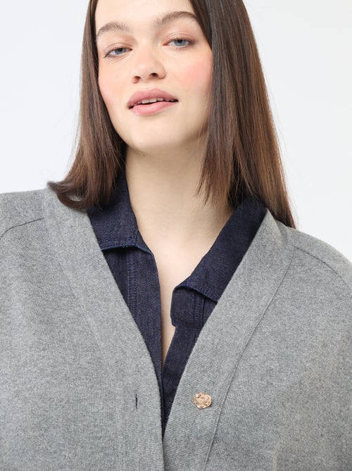 Gilet en maille doudou - Kiabi