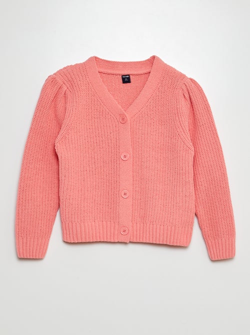 Gilet en maille doudou - Kiabi