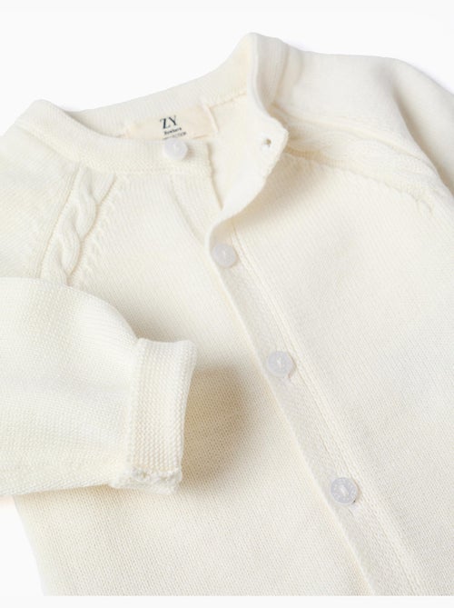 Gilet en Maille en Coton - Kiabi
