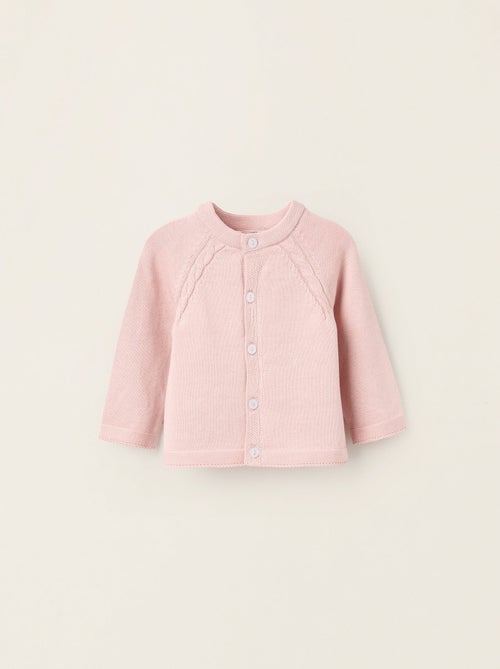 Gilet en Maille en Coton - Kiabi