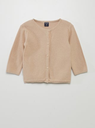 Gilet en maille fantaisie