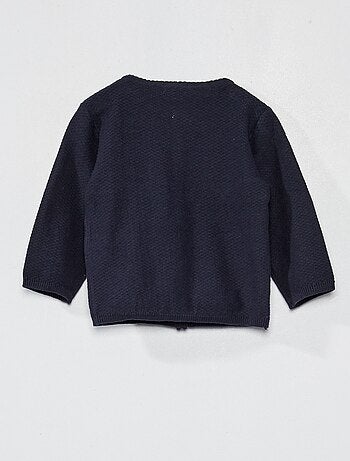 Gilet en maille fantaisie