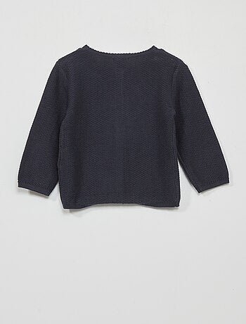 Gilet en maille fantaisie