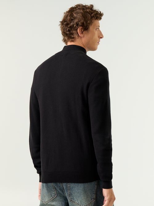 Gilet en maille fine jauge zippé - Kiabi Gilet en maille fine jauge zippé - Kiabi