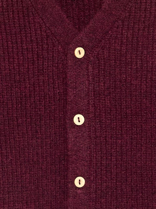 Gilet en maille grosse jauge - Kiabi