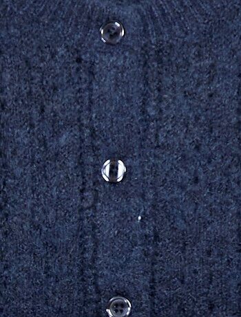 Gilet en maille pointelle