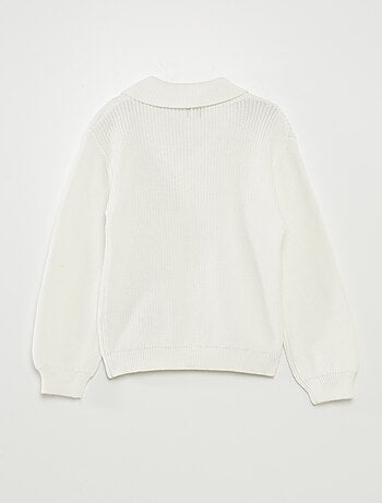 Gilet en maille tricot