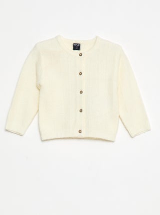 Gilet en maille tricot
