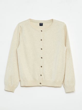 Gilet en maille unie